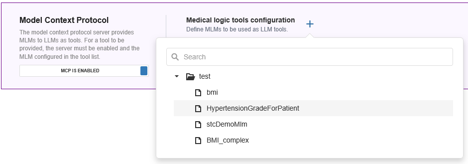 LLM example config