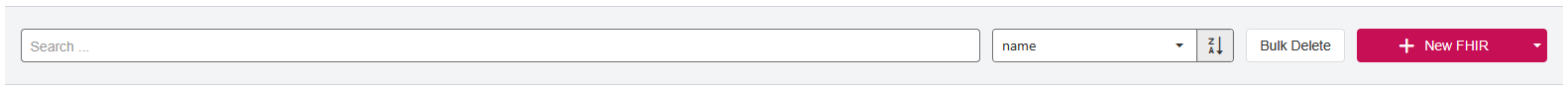 Search/ Filter/ Delete/ Create extension