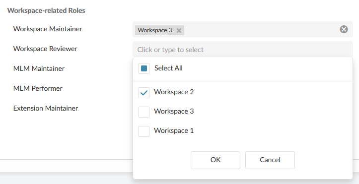 Workspace role assignments